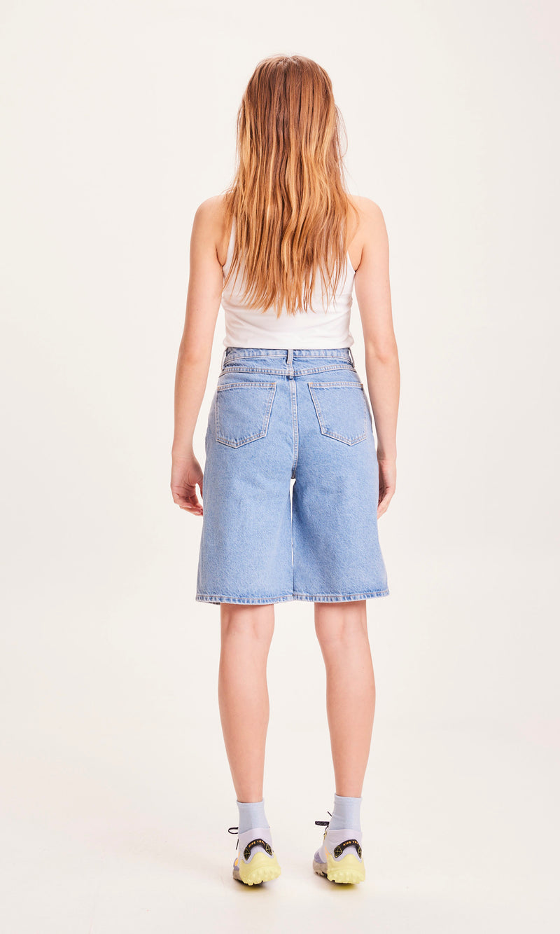Ally denim shorts top