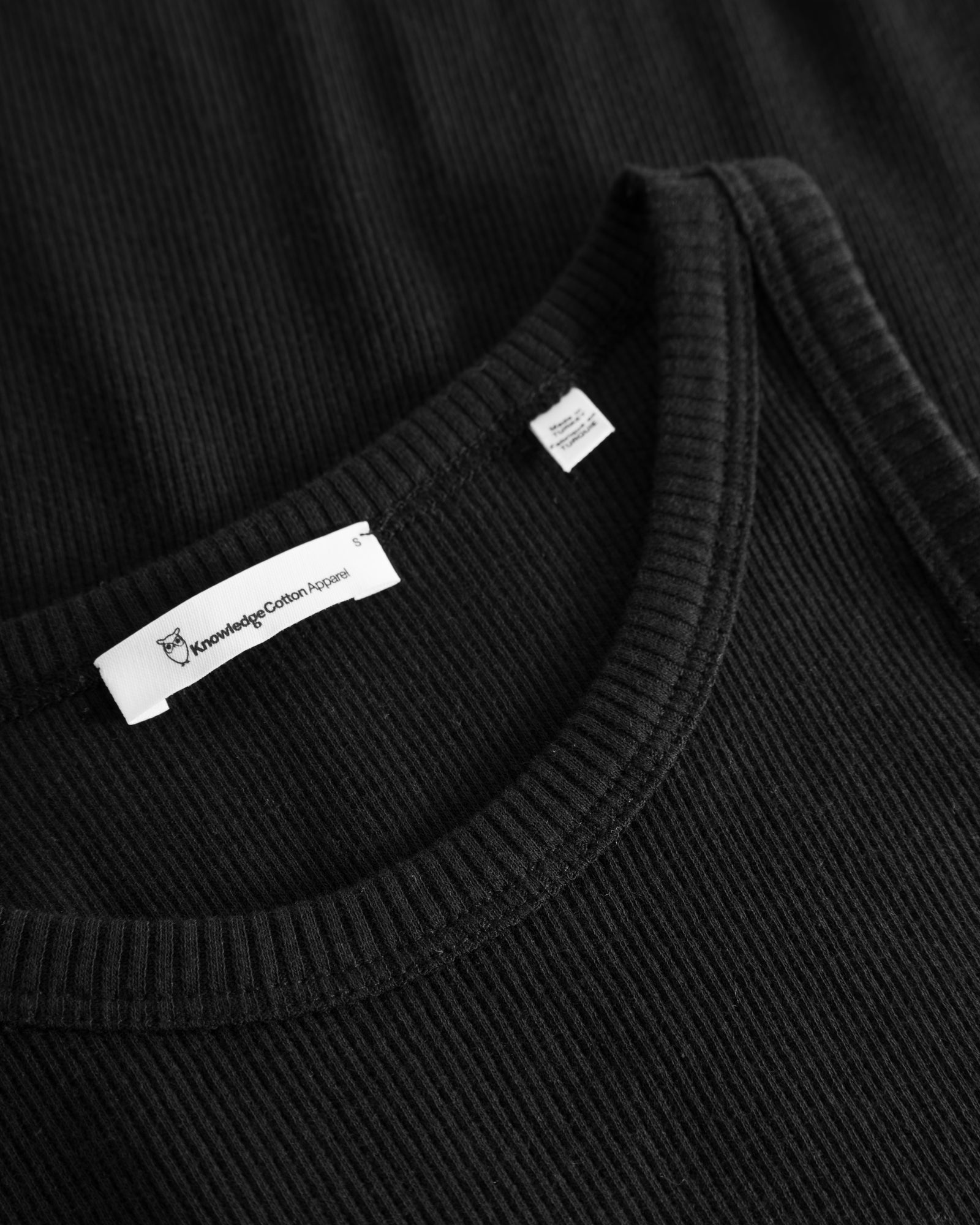 Racer rib top - Black Jet