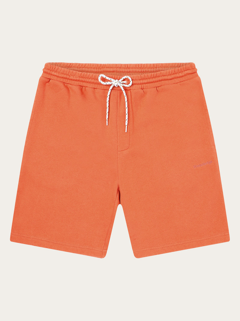 KnowledgeCotton Apparel - MEN Regenerative Organic Cotton Embroidery Shorts GOTS/Vegan Shorts 1481 Langoustino
