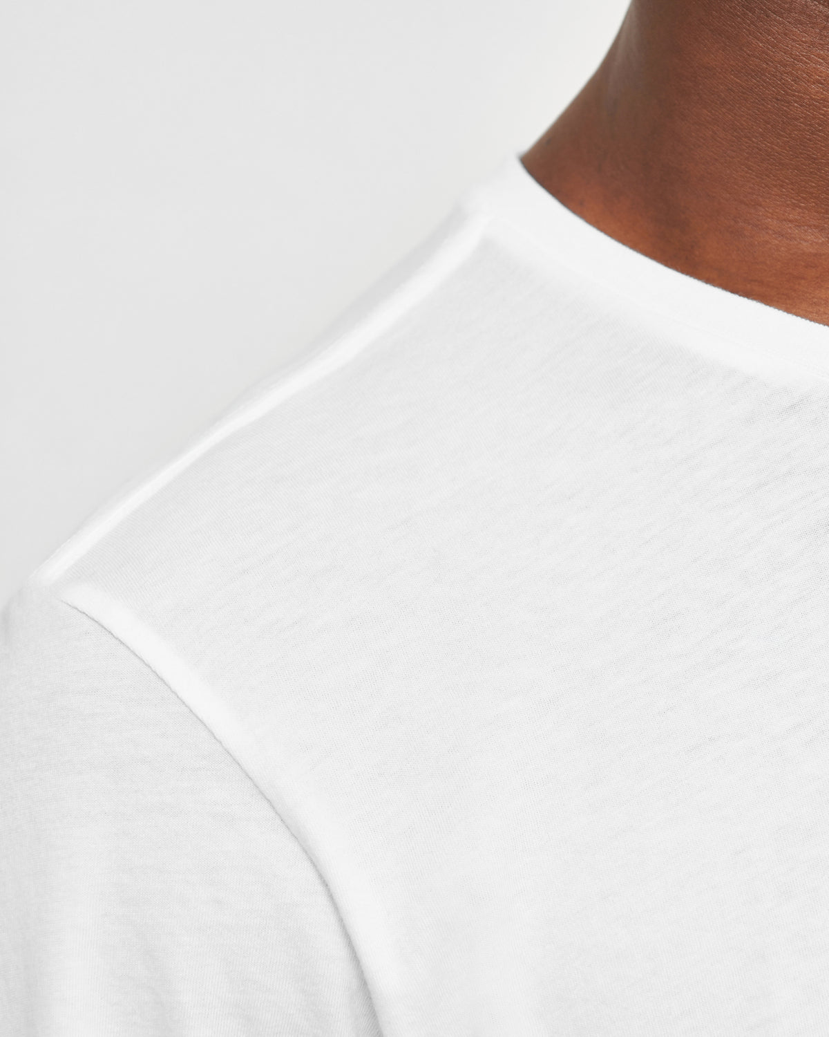 KnowledgeCotton Apparel - MEN Regular fit Basic tee T-shirts 1010 Bright White
