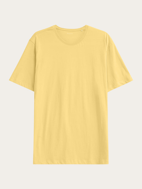 Buy Regular fit Basic tee - Misted Yellow - from KnowledgeCotton Apparel®