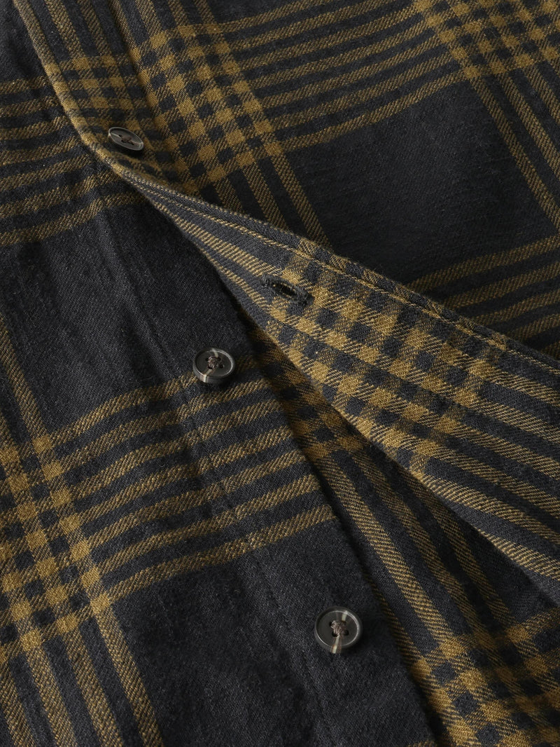 KnowledgeCotton Apparel - MEN Regular fit checkered shirt - GOTS/Vegan Shirts 7023 Green check