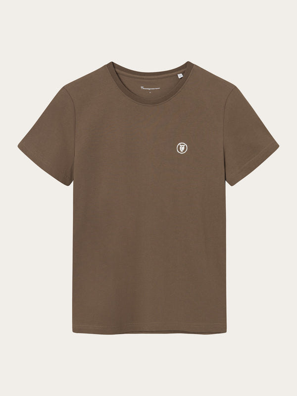 KnowledgeCotton Apparel - WMN Regular fitted tee T-shirts 1388 Cub