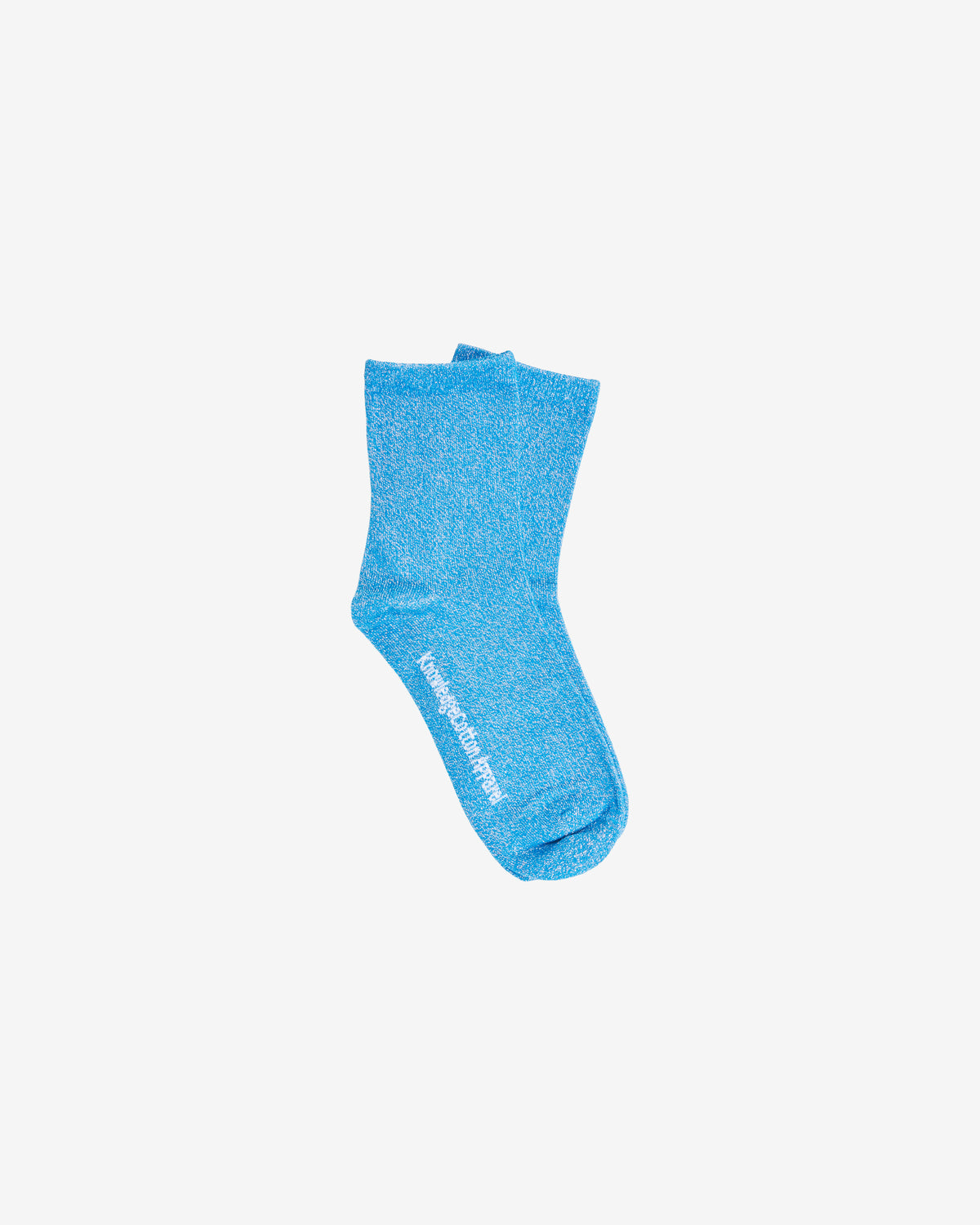 KnowledgeCotton Apparel - WMN Single pack Glitter socks Socks 1357 Campanula