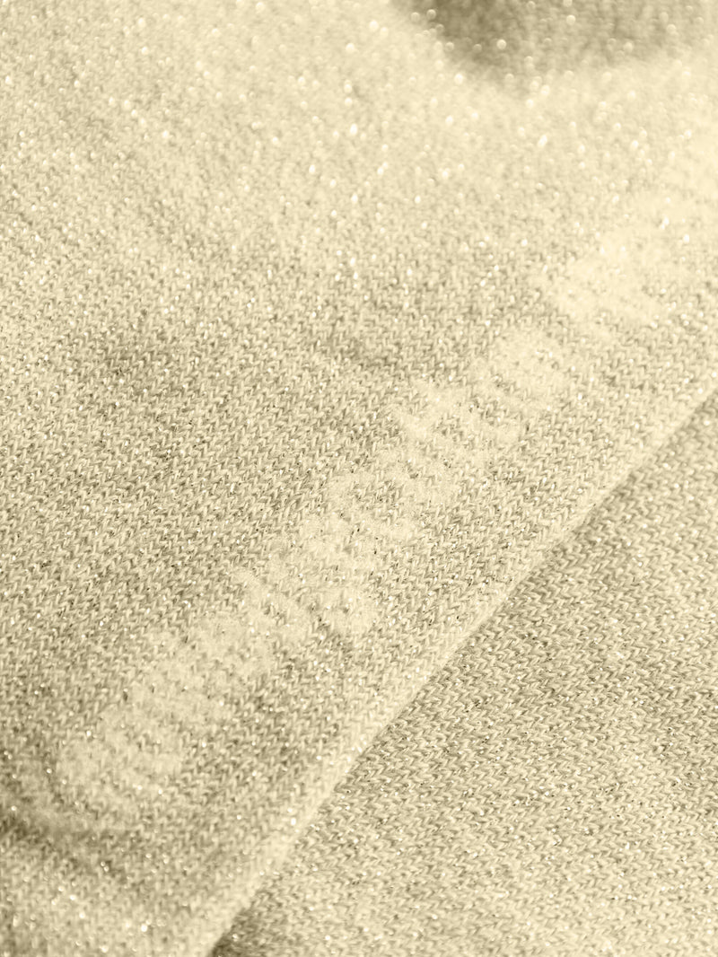 KnowledgeCotton Apparel - WMN Single pack glitter socks Socks 1376 Vanilla Custard