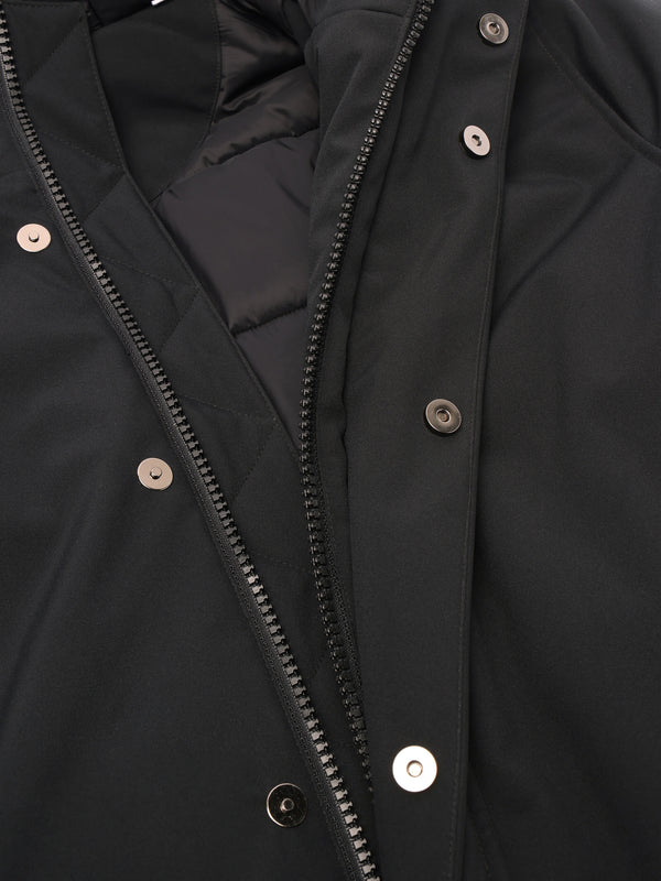 KnowledgeCotton Apparel - MEN Soft shell jacket CLIMATE SHELL™ Jackets 1300 Black Jet