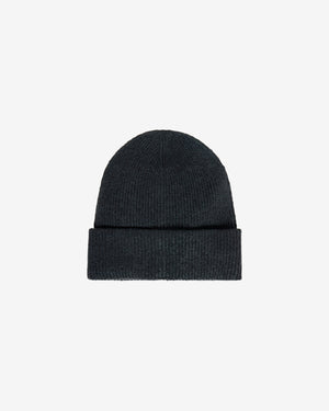 KnowledgeCotton Apparel - UNI Soufflé yarn beanie Hats 1300 Black Jet