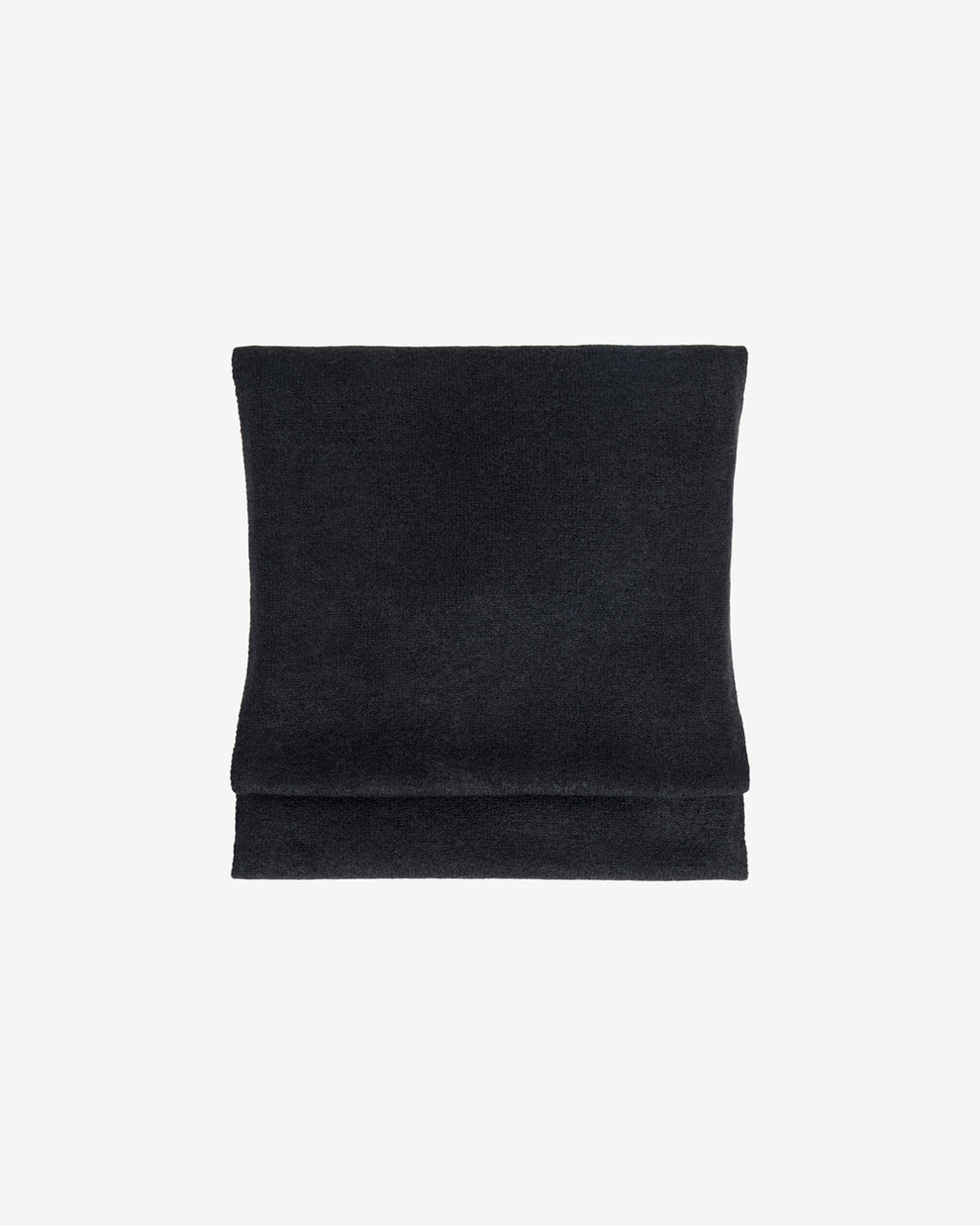 KnowledgeCotton Apparel - UNI Soufflé yarn scarf Scarfs 1300 Black Jet