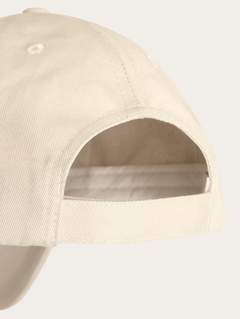 KnowledgeCotton Apparel - UNI Twill baseball cap - GOTS/Vegan Caps 1228 Light feather gray