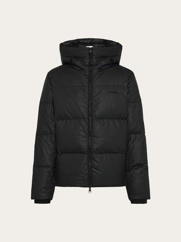 KnowledgeCotton Apparel - MEN Vent 90 puffer jacket Jackets 1300 Black Jet