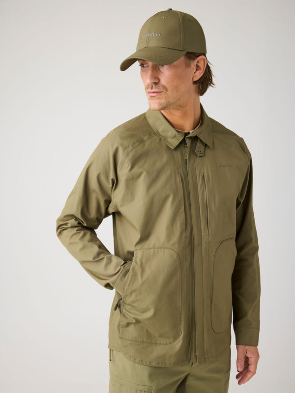 KnowledgeCotton Apparel - MEN Vent Canvas 200 Classic Jacket - GOTS/Vegan Jackets 1068 Burned Olive