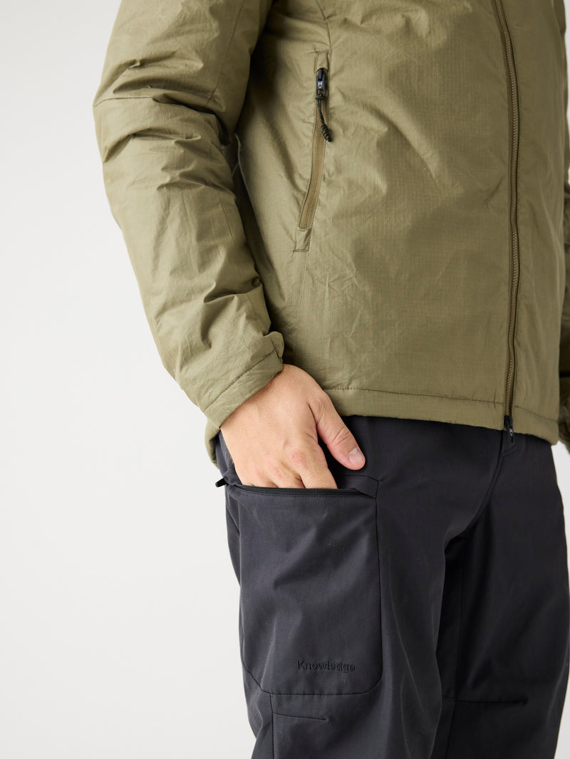 KnowledgeCotton Apparel - MEN Vent Canvas 200 classic pants - GOTS/Vegan Pants 1300 Black Jet