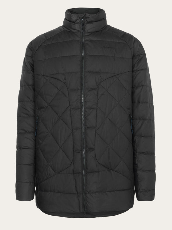 KnowledgeCotton Apparel - MEN Vent Ripstop 90 Re:Down insulated jacket Jackets 1300 Black Jet