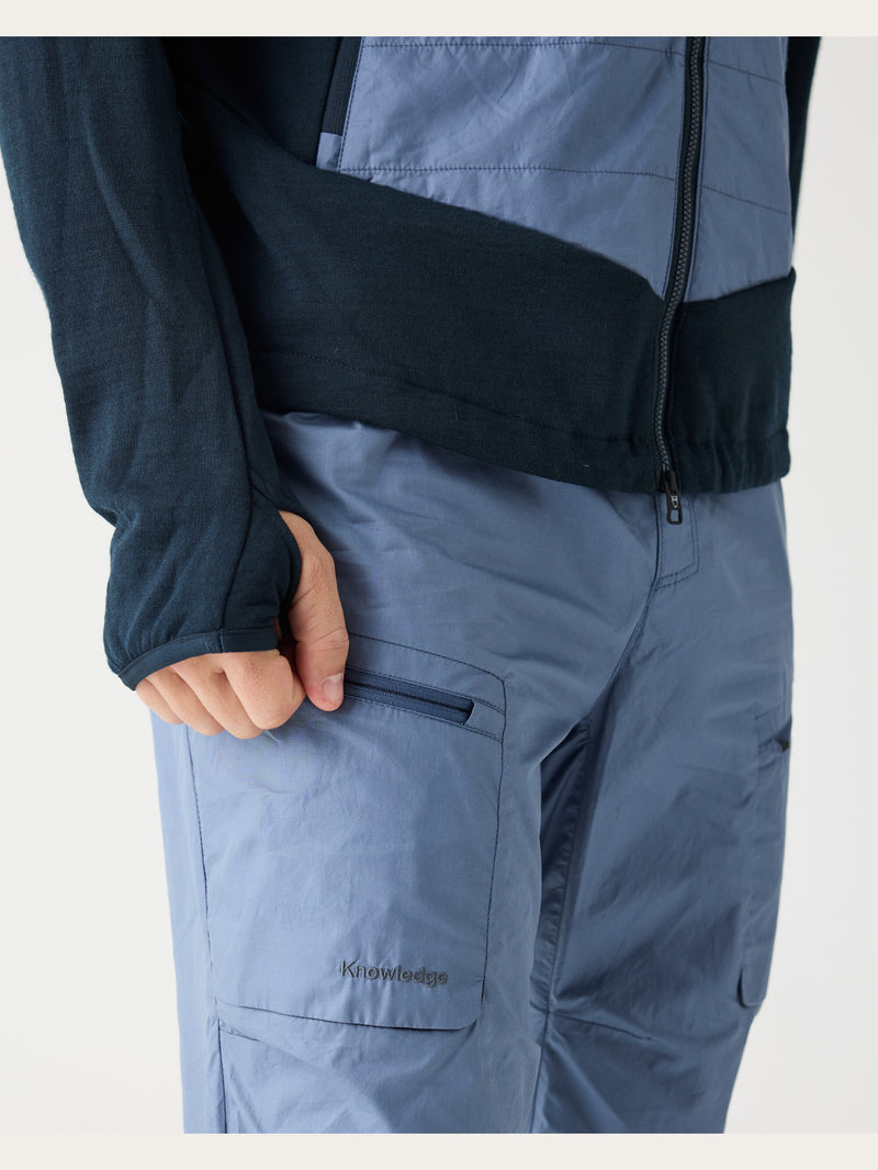 KnowledgeCotton Apparel - MEN Vent Ripstop 90 lightweight pants - GOTS/Vegan Pants 1226 Vintage Indigo