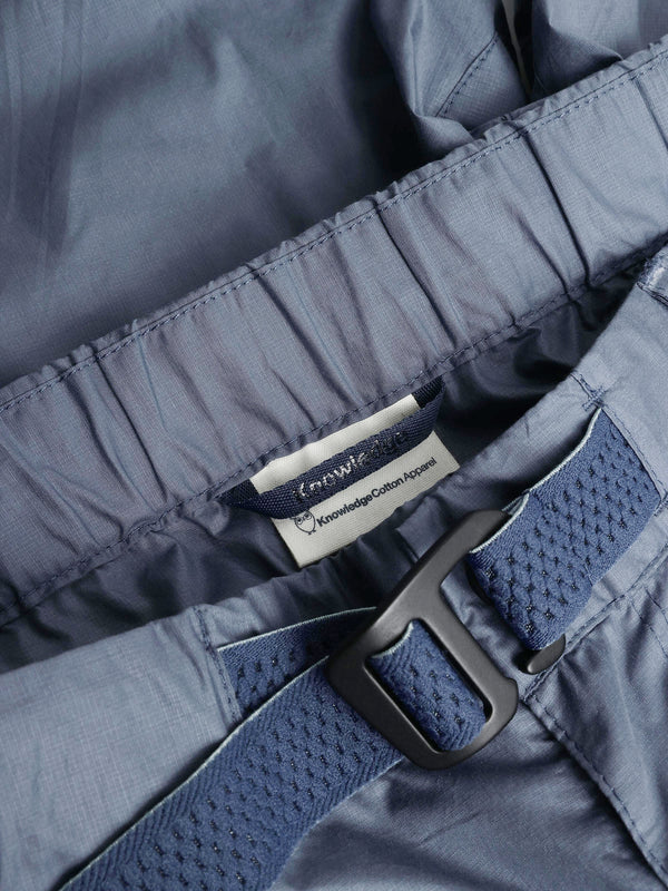 KnowledgeCotton Apparel - MEN Vent Ripstop 90 lightweight shorts - GOTS/Vegan Shorts 1226 Vintage Indigo