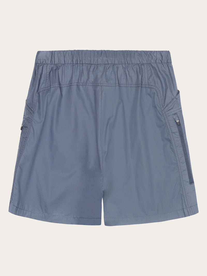 KnowledgeCotton Apparel - WMN Vent Ripstop 90 lightweight shorts - GOTS/Vegan Shorts 1226 Vintage Indigo