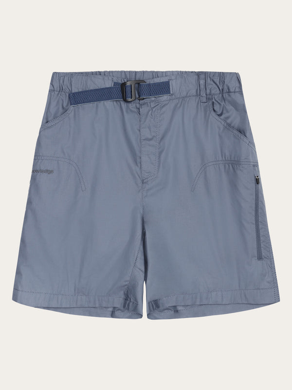 KnowledgeCotton Apparel - WMN Vent Ripstop 90 lightweight shorts - GOTS/Vegan Shorts 1226 Vintage Indigo