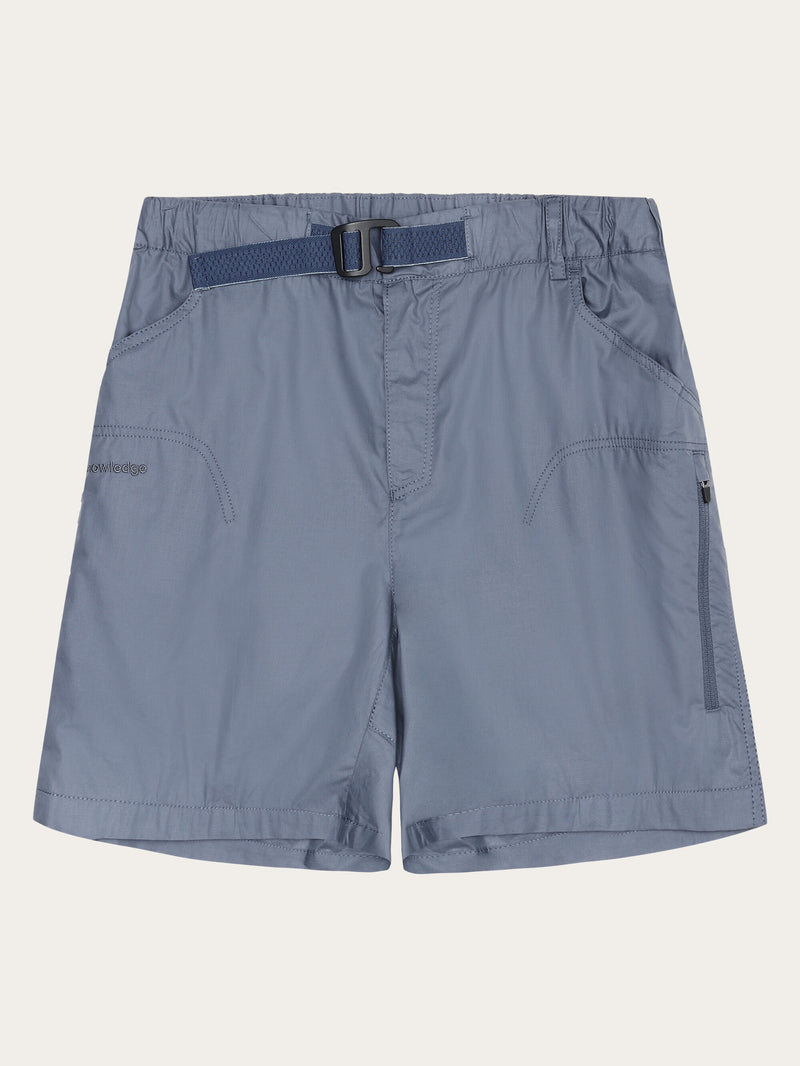KnowledgeCotton Apparel - WMN Vent Ripstop 90 lightweight shorts - GOTS/Vegan Shorts 1226 Vintage Indigo
