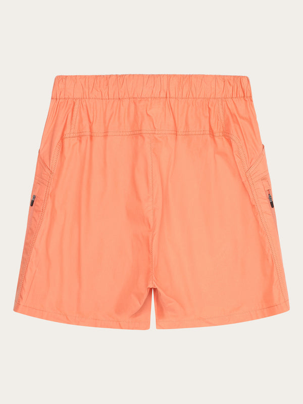 KnowledgeCotton Apparel - WMN Vent Ripstop 90 lightweight shorts - GOTS/Vegan Shorts 1481 Langoustino