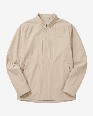 KnowledgeCotton Apparel - MEN Vent canvas 200 jacket Jackets 1228 Light feather gray