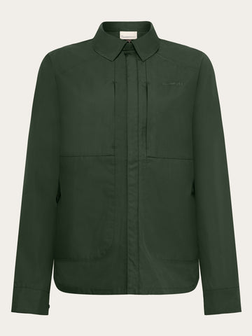 KnowledgeCotton Apparel - WMN Vent canvas 200 jacket Jackets 1068 Burned Olive