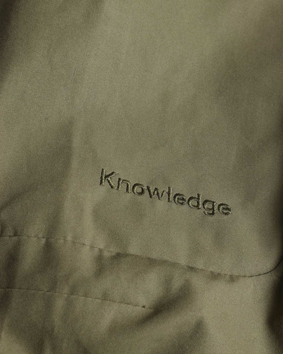 KnowledgeCotton Apparel - MEN Vent canvas 200 pants Pants 1068 Burned Olive