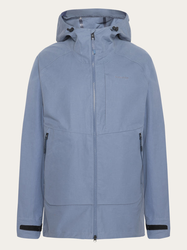 KnowledgeCotton Apparel - MEN Vent canvas 270 shell jacket Jackets 1226 Vintage Indigo