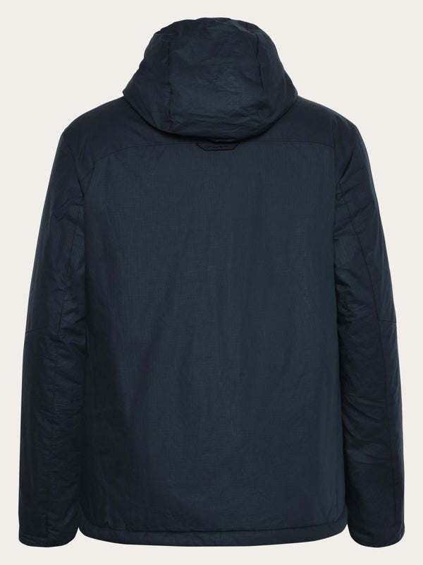 KnowledgeCotton Apparel - WMN Vent ripstop 140 insulated jacket Jackets 1001 Total Eclipse