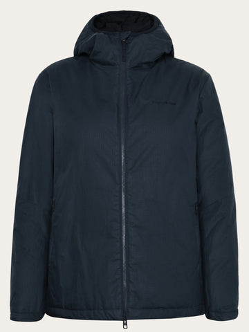 KnowledgeCotton Apparel - WMN Vent ripstop 140 insulated jacket Jackets 1001 Total Eclipse