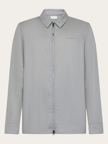 KnowledgeCotton Apparel - MEN Vent ripstop 90 overshirt Overshirts 1493 Ultimate Grey