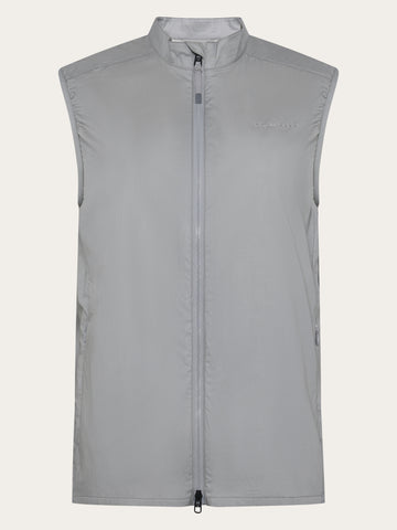 KnowledgeCotton Apparel - WMN Vent ripstop 90 vest Vests 1493 Ultimate Grey
