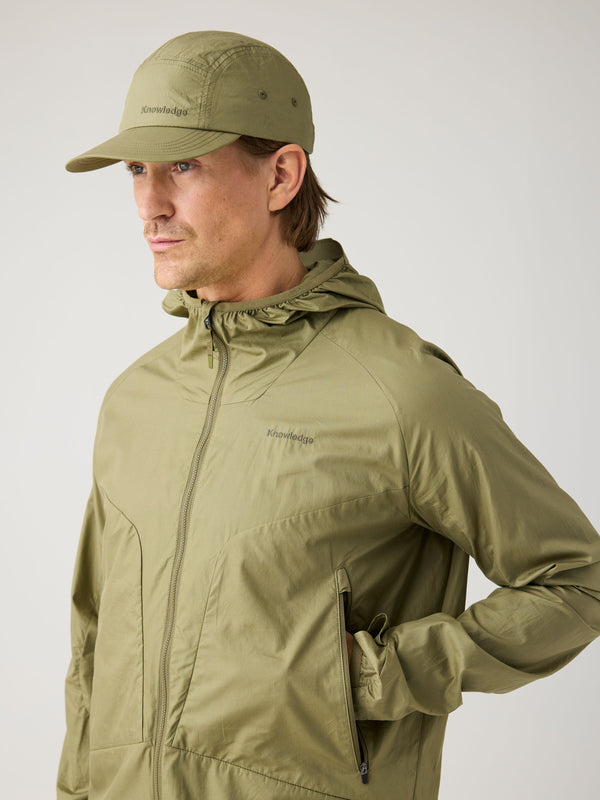 KnowledgeCotton Apparel - UNI Vent riptop 90 5-panel cap Caps 1068 Burned Olive