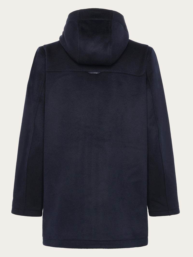 KnowledgeCotton Apparel - MEN Wool duffel coat Jackets 1412 Night Sky