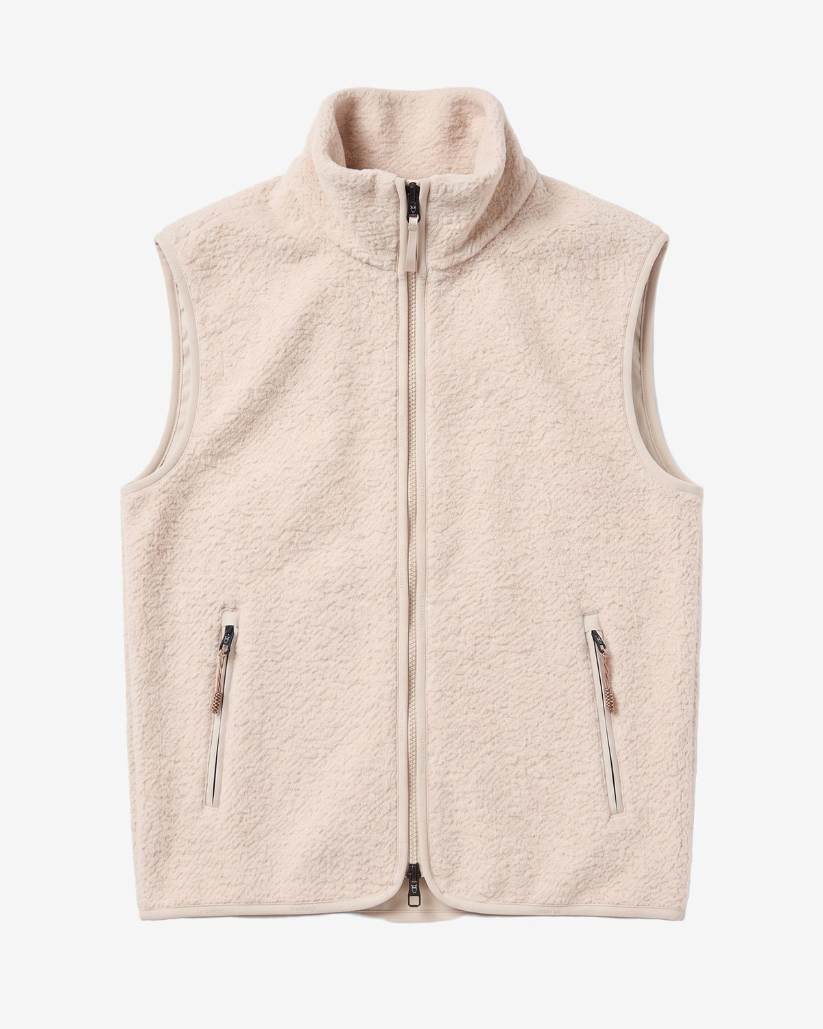 KnowledgeCotton Apparel - WMN Wool fleece zip vest Fleeces 9999 Item Colour