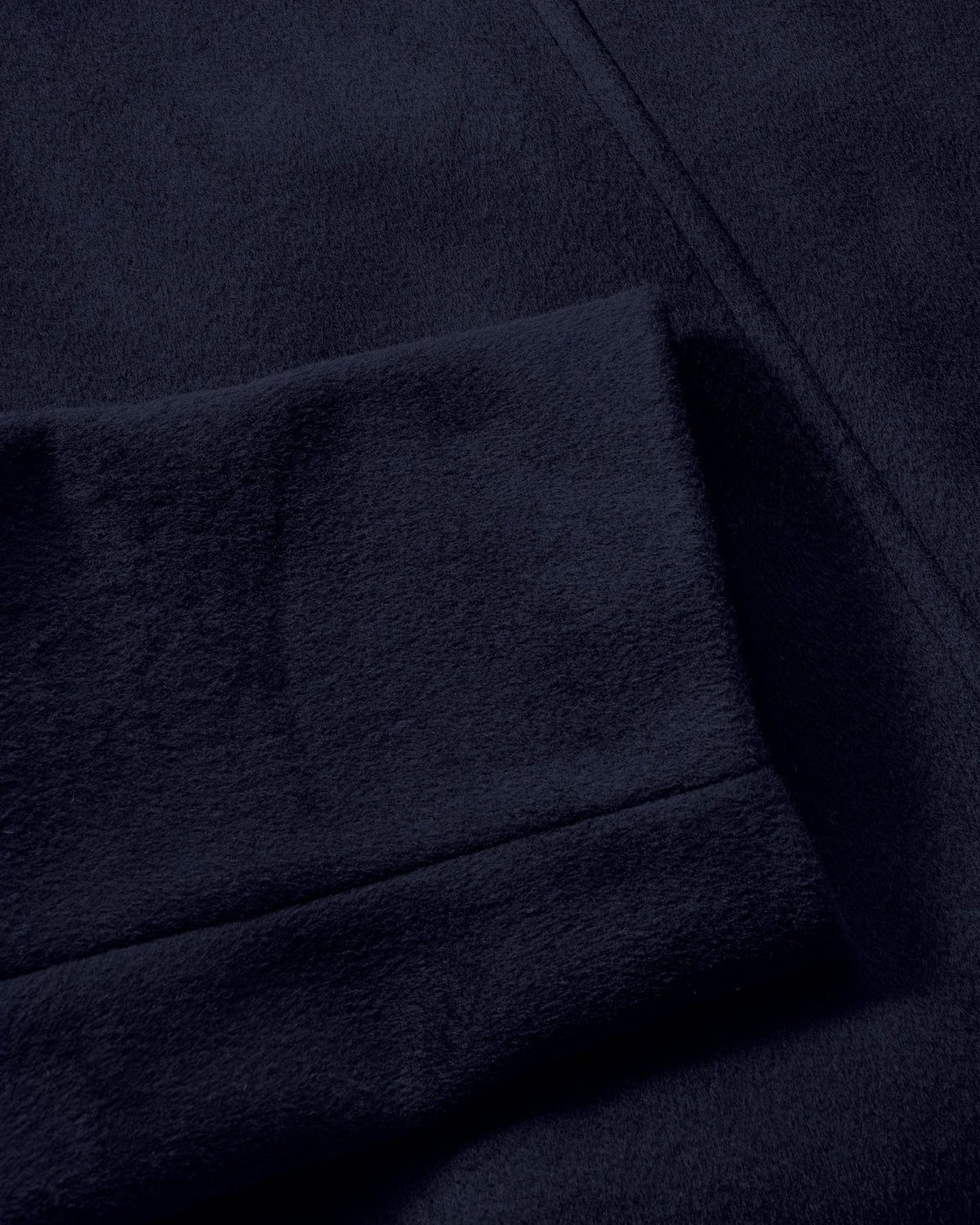 KnowledgeCotton Apparel - WMN Wool lapel coat Jackets 1412 Night Sky