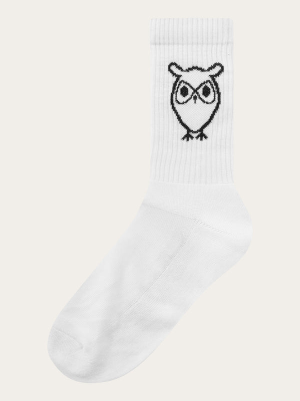 KnowledgeCotton Apparel - MEN 2-pack tennis sock Socks 1010 Bright White