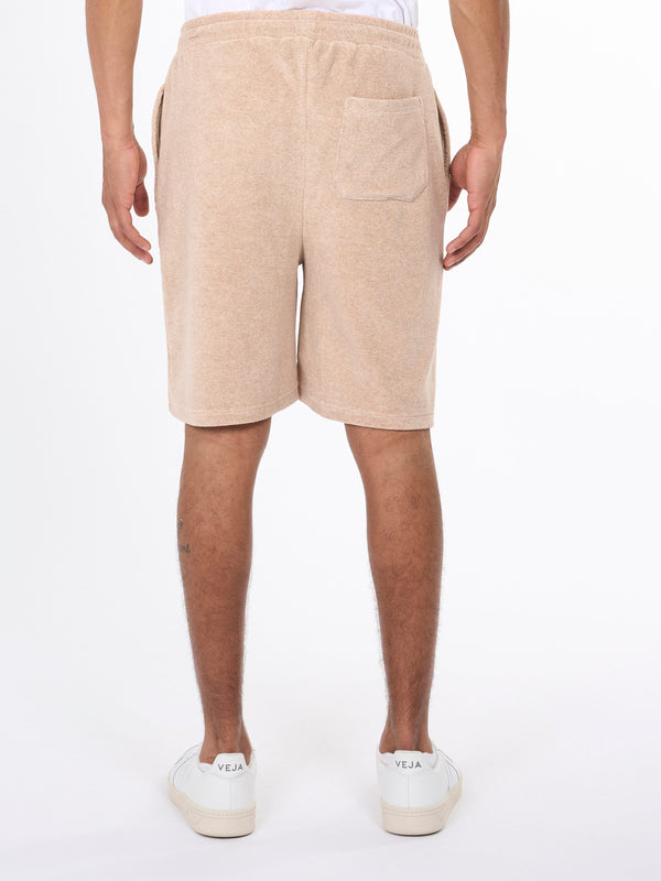 KnowledgeCotton Apparel - MEN Casual terry shorts Shorts 1347 Safari