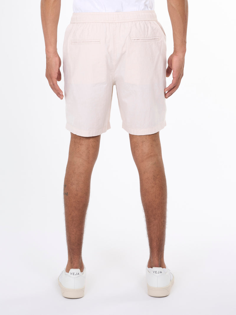 KnowledgeCotton Apparel - MEN Loose woven shorts Shorts 1228 Light feather gray