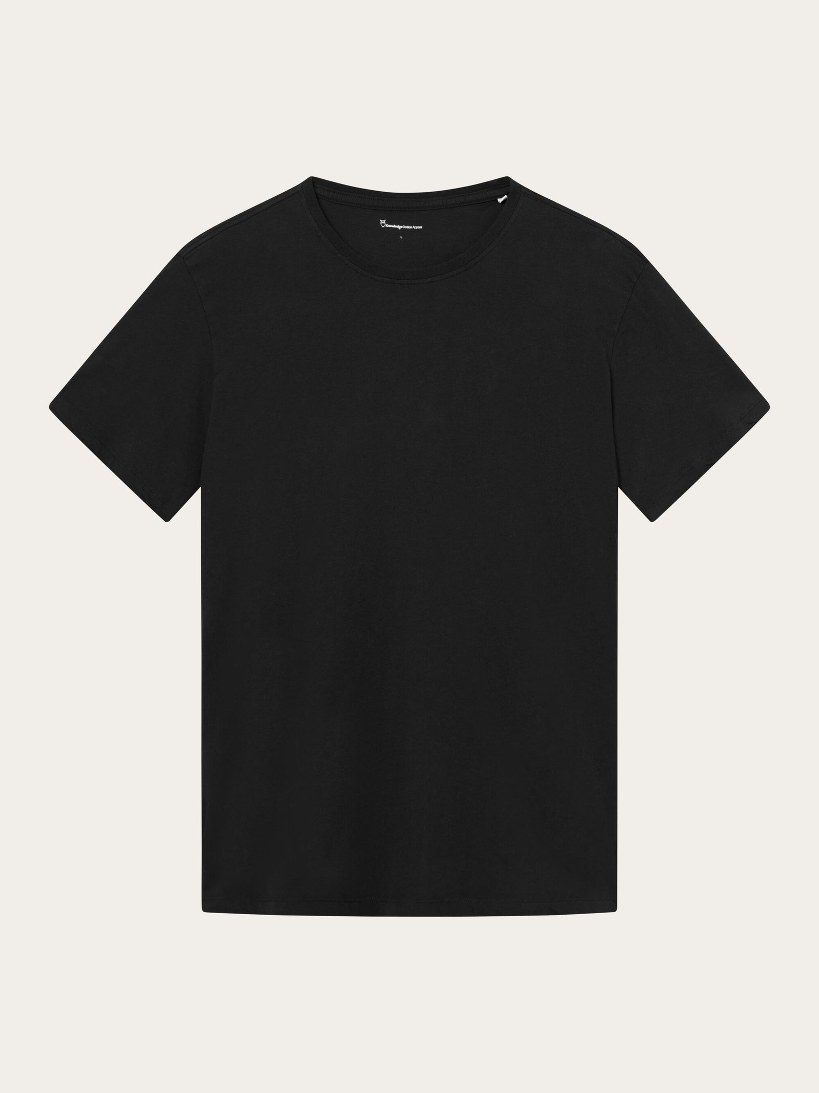 Buy Regular fit Basic tee - Black Jet - from KnowledgeCotton