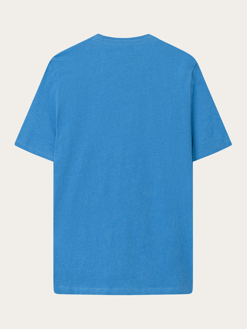 KnowledgeCotton Apparel - MEN Regular fit Basic tee T-shirts 1386 Campaluna melangé